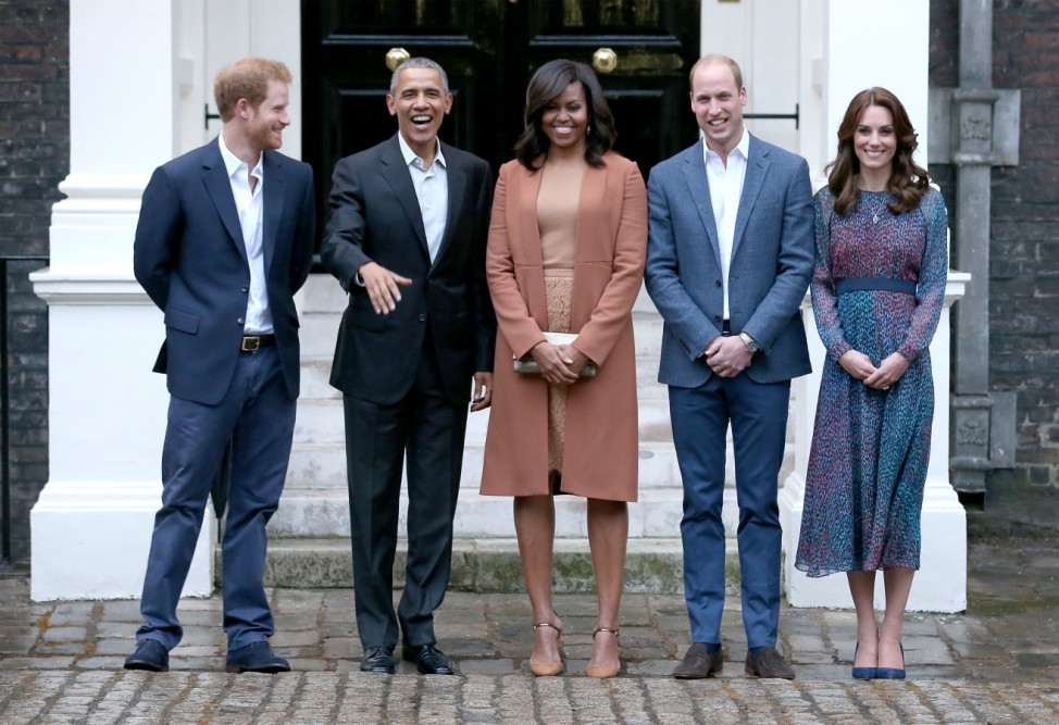BESTPIX The Obamas Dine At Kensington Palace