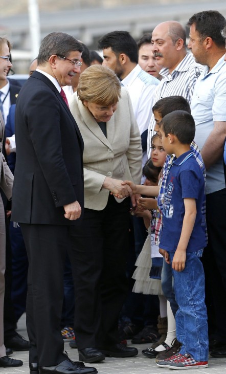 German Chancellor Angela Merkel visits Turkey