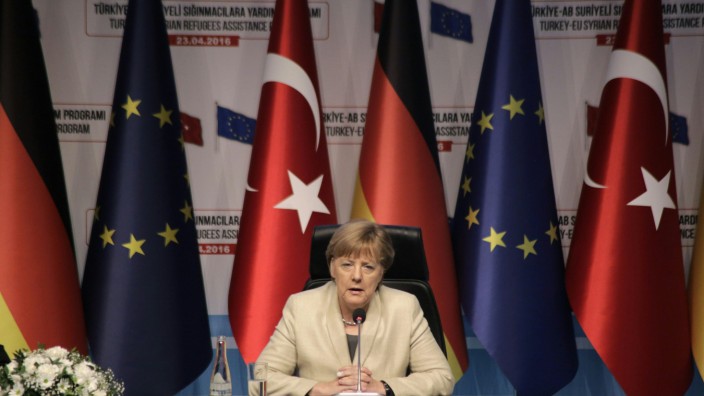 Türkei: Kanzlerin Merkel während ihres Türkeibesuchs