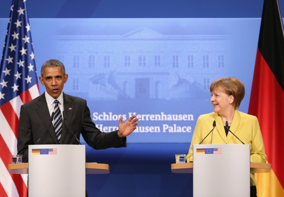 ***BESTPIX*** U.S. President Obama Meets Angela Merkel In Hanover