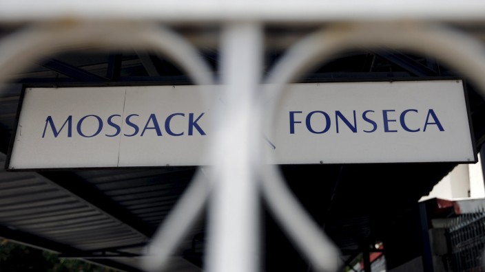 File photo of the Mossack Fonseca law firm sign in Panama City