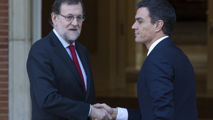 Mariano Rajoy, Pedro Sanchez