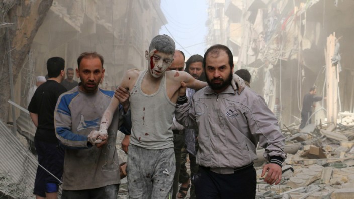 Vereinte Nationen: Die Waffenruhe in Syrien scheint anhand der jüngsten Luftangriffe, wie hier in Aleppo, gescheitert.