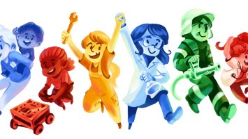 Girls' Day und Boys' Day 2016: Google Doodle am 28.4.2016