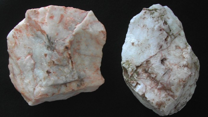 Paläolithisches Steinwerkzeug aus Plakias auf Kreta