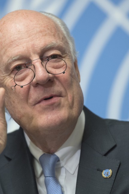 Syrien: Der schwedisch-italienische Diplomat Staffan de Mistura ist Sondergesandter der Vereinten Nationen für Syrien. Der 69-Jährige verhandelt mit Regime und Opposition in Syrien.