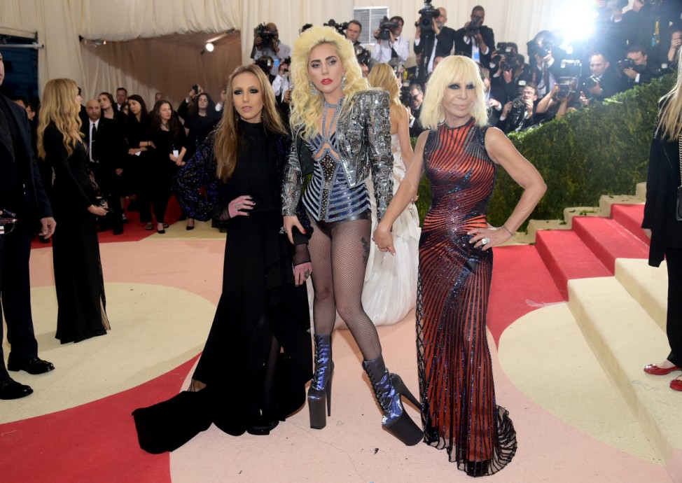 Allegra Versace, Lady Gaga, Donatella Versace