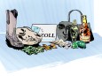 Illustration für Serie "Gute Reise" Reiseethik Zoll Souvenir Verbot illegal