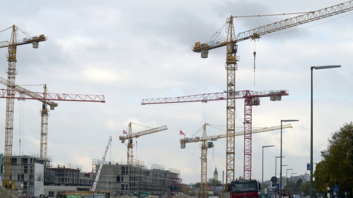 Einwohnerprognosen: In München werden zwar Wohnungen gebaut - aber nicht genug.