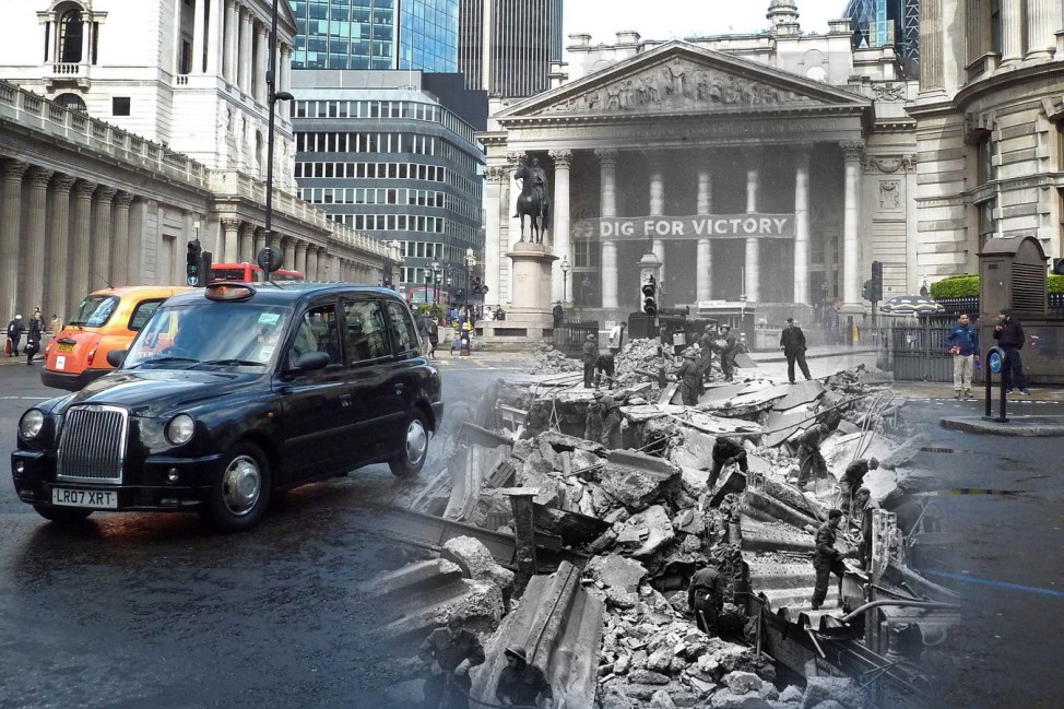 Scenes From The London Blitz - Now and Then