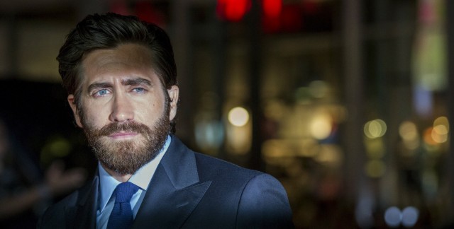 Cast member Gyllenhaal poses at the premiere of 'Everest' in Hollywood