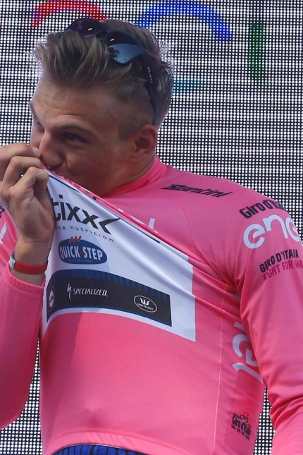 Giro d'Italia: Erst sechs Deutsche durften sich beim Giro d'Italia das Trikot des Gesamtführenden überstreifen: Marcel Kittel ist einer davon.