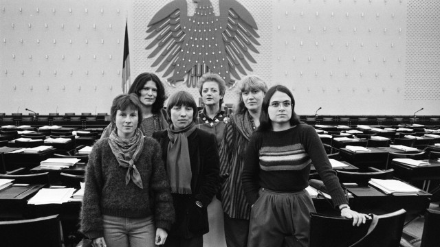 Frauen der grünen Bundestagsfraktion 1984