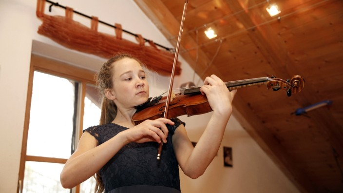 Icking: Martha Mitreuter spielt seit ihrem sechsten Lebensjahr Geige.