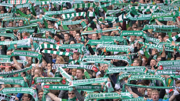 Fans von Werder Bremen im Weserstadion