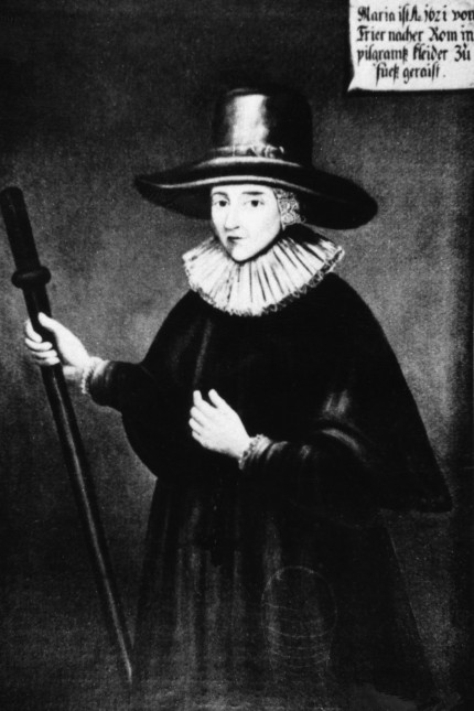 Die katholische Ordensstifterin Maria Ward, 1621