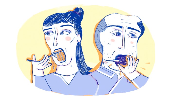 Kolumne "Was ich am Job hasse": Im Vergleich zu den Kollegen isst das Krümelmonster manierlich.