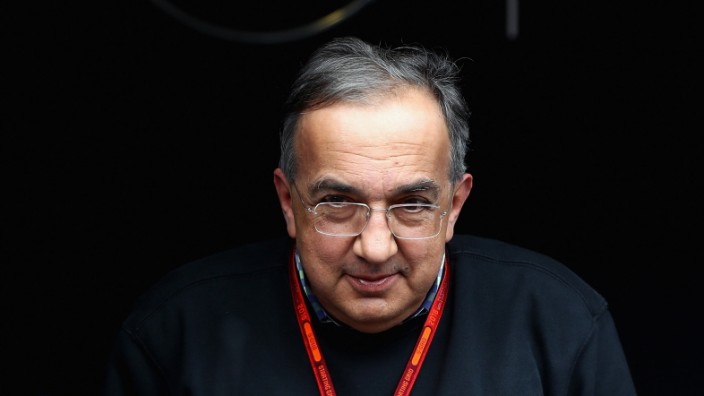 FCA-Chef Sergio Marchionne beim Formel-1-Rennen in Spanien