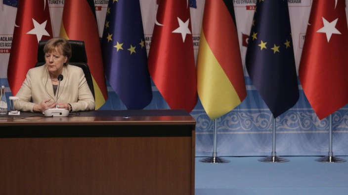 Türkei: So war es vor ein paar Wochen in der türkischen Stadt Gaziantep: Merkel in der Türkei