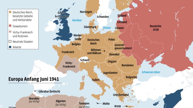 Zweiter Weltkrieg: SZ-Karte