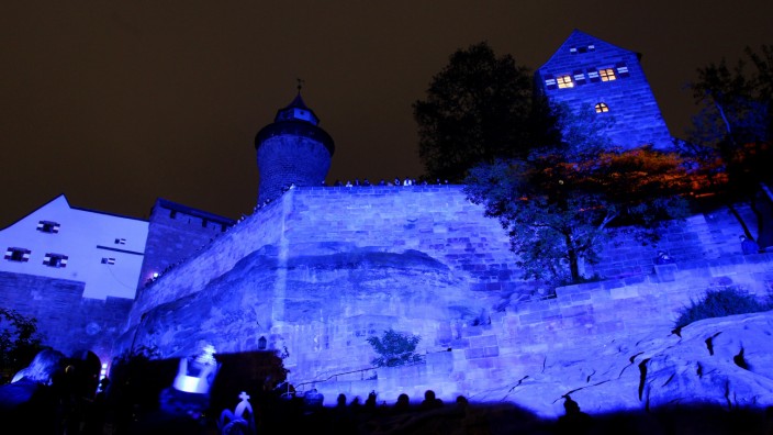 Blaue Nacht in Nürnberg