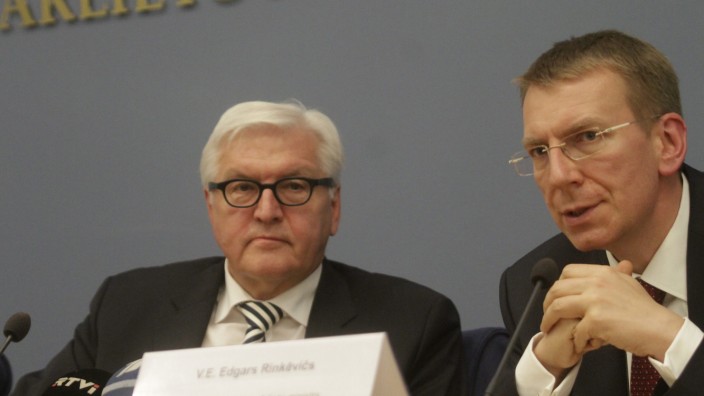 German Foreign Minister in Latvia