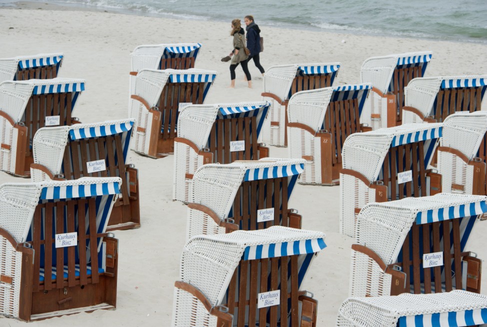 Kein Strandwetter auf der Insel Rügen
