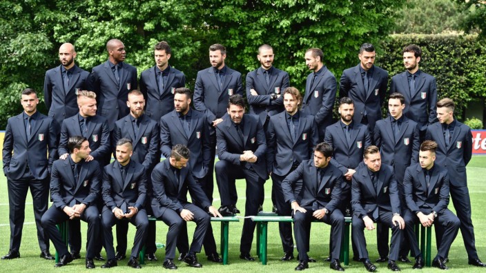 Italian national soccer team official photo