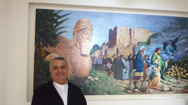 Flüchtlinge: Er ist zum Schutzpatron der geflohenen Christen geworden: Pfarrer Rifat Bader, Geistlicher der jordanischen Kirche.