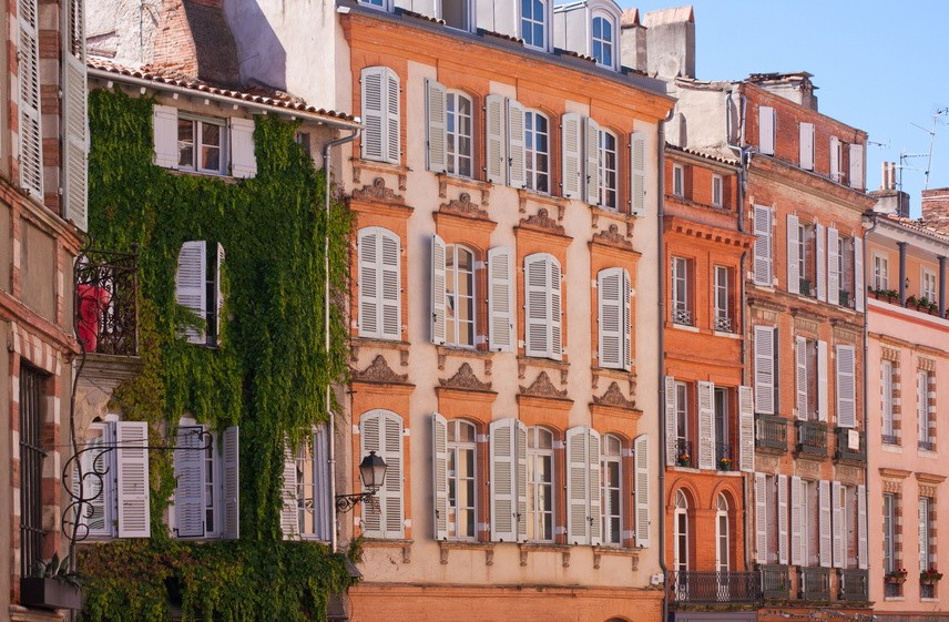 Facades of Toulouse; Toulouse