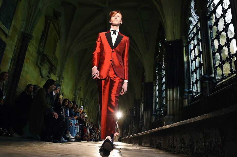 Gucci Fashion Show at Westminster Abbey