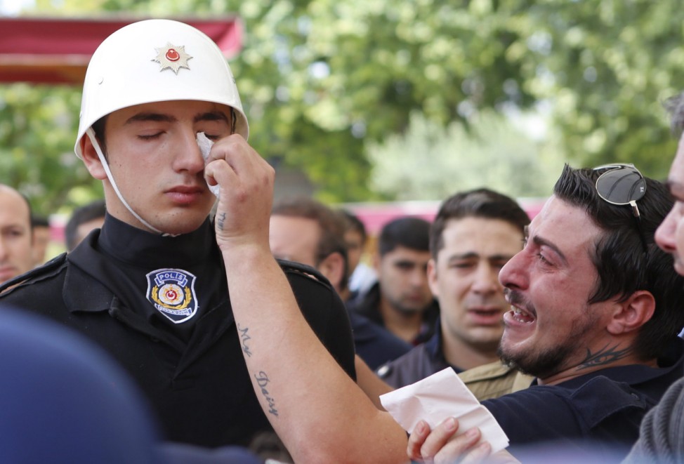 Funeral of terror attack victim Kadir Cihan Karagozlu