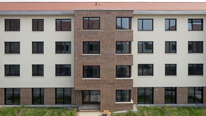 Wohnungsbau: Es wird viel gebaut, aber noch zu wenig. Dieses Wohnhaus in Potsdam-Babelsberg immerhin ist fertig geworden.