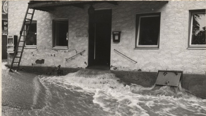 Gasthaus Gerer Hochwasser Ammerland 1975