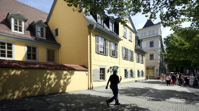 Serie: Deutsche Straßen: Das ehemalige Wohnhaus von Friedrich Schiller in der Schillerstraße.