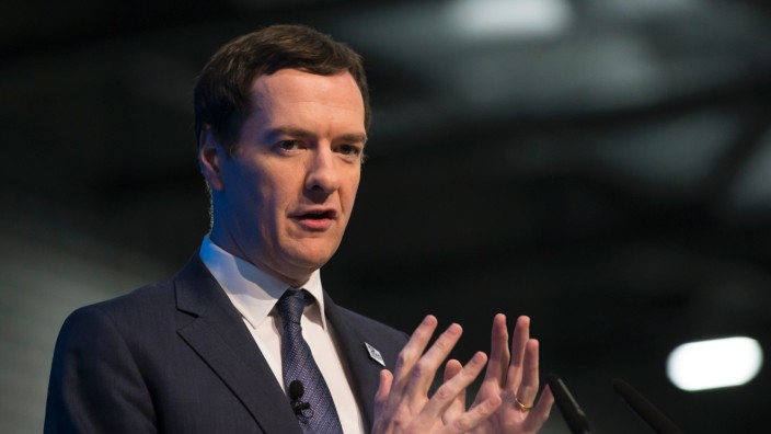 Brexit: Warnt vor Steuererhöhungen im Falle eines Brexit: Der britische Finanzminister George Osborne.