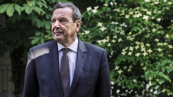 Gerhard Schröder über Russland: Gerhard Schröder Anfang Juni in seinem Büro in Hannover.