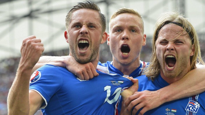 EURO 2016 - Group F Iceland vs Hungary