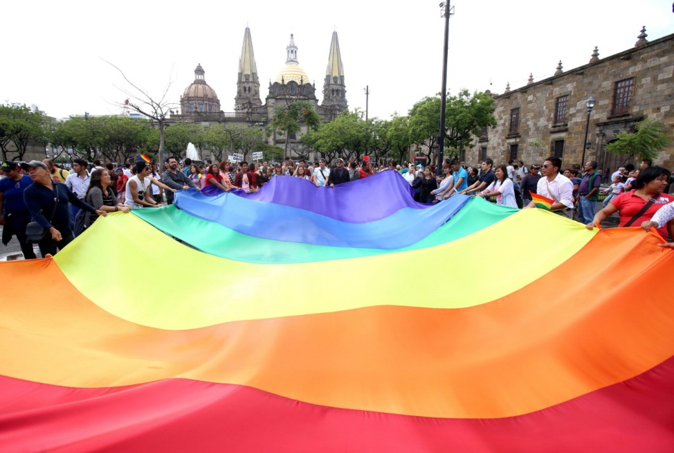 Gay Pride march in Guadalajara
