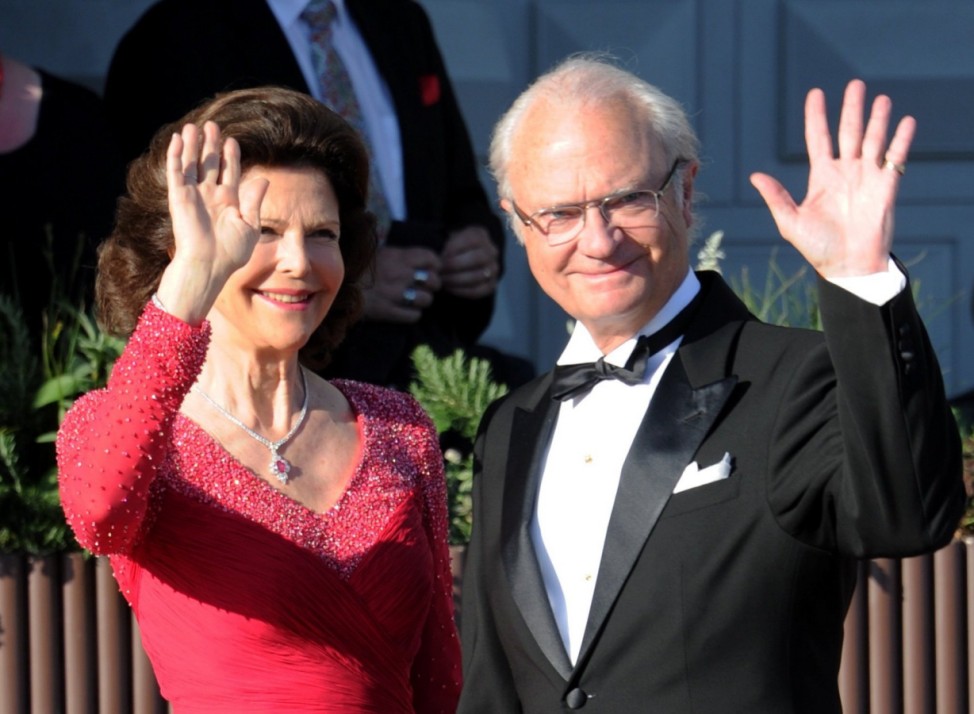Schwedens Königspaar Carl XVI. Gustaf und Silvia