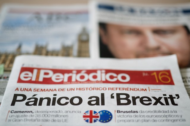 The Forthcoming EU Referendum In The UK Grabs Headlines Across The Global Media