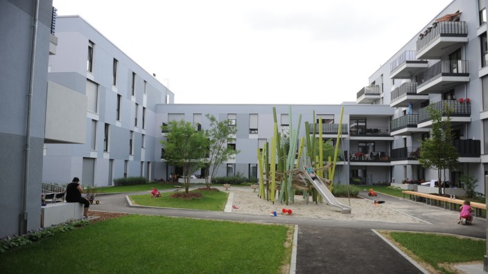 Städtische Baugesellschaft: Neue Gewofag-Wohnungen entstanden zuletzt im Domagk-Park.