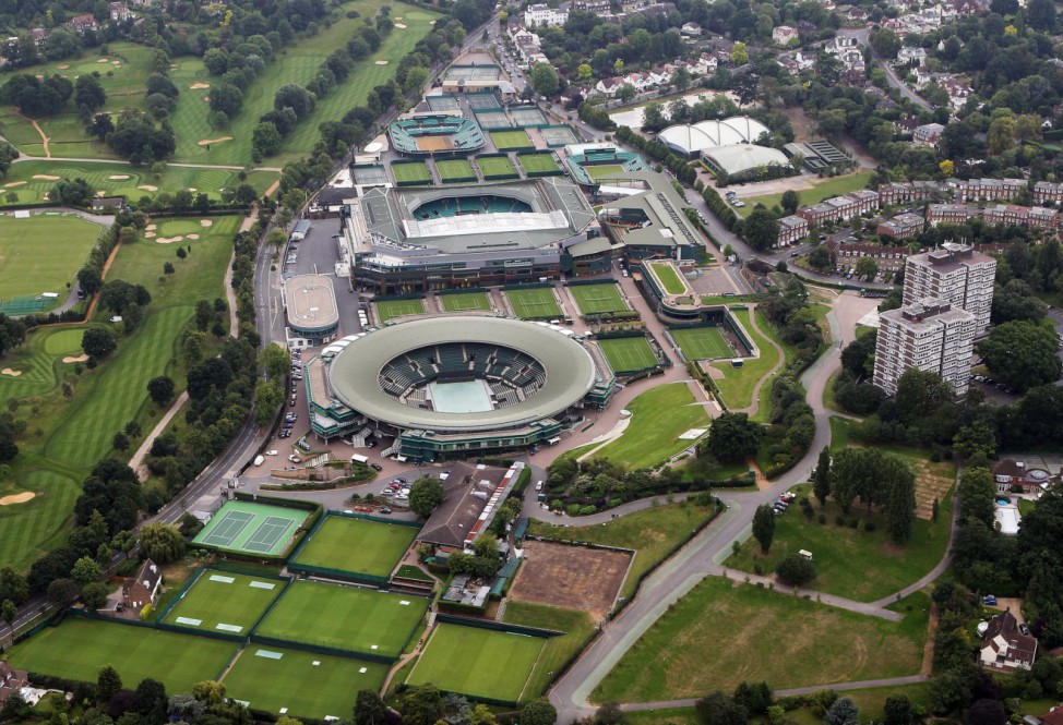 Aerial Views Of The London 2012 Olympic Venues; Wimbledon
