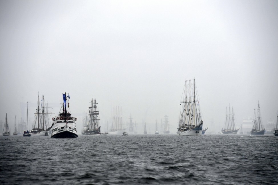 Windjammer Tall Ships Parade In Kiel