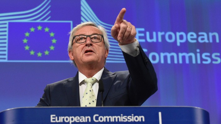 EU-Gipfel: Juncker bei der Pressekonferenz nach Bekanntgabe des Ergebnisses des Brexit-Referendums