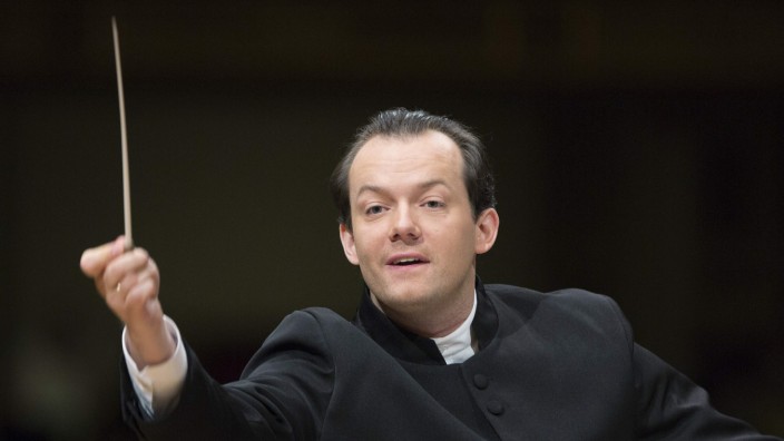 Andris Nelsons, the new Music Director of the Boston Symphony Orchestra, leads his inaugural concert at Symphony Hall in Boston