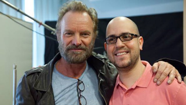 Musik: Die ganze Welt soll meine Laute hören, wünscht sich Thabet Azzawi (rechts). Der britische Musiker Sting (links) macht es möglich.