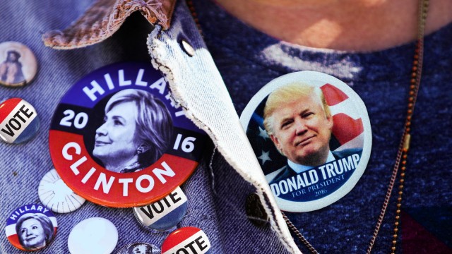 Democratic presidential candidate Hillary Clinton campaigns in California