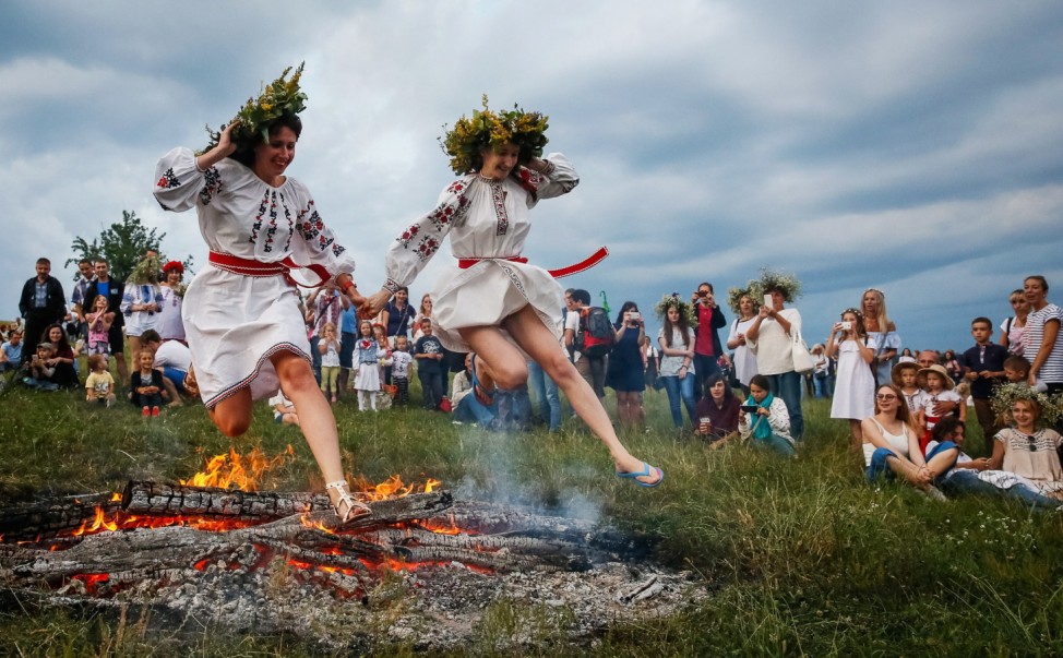 Ivana Kupala summer solstice celebrations in Ukraine