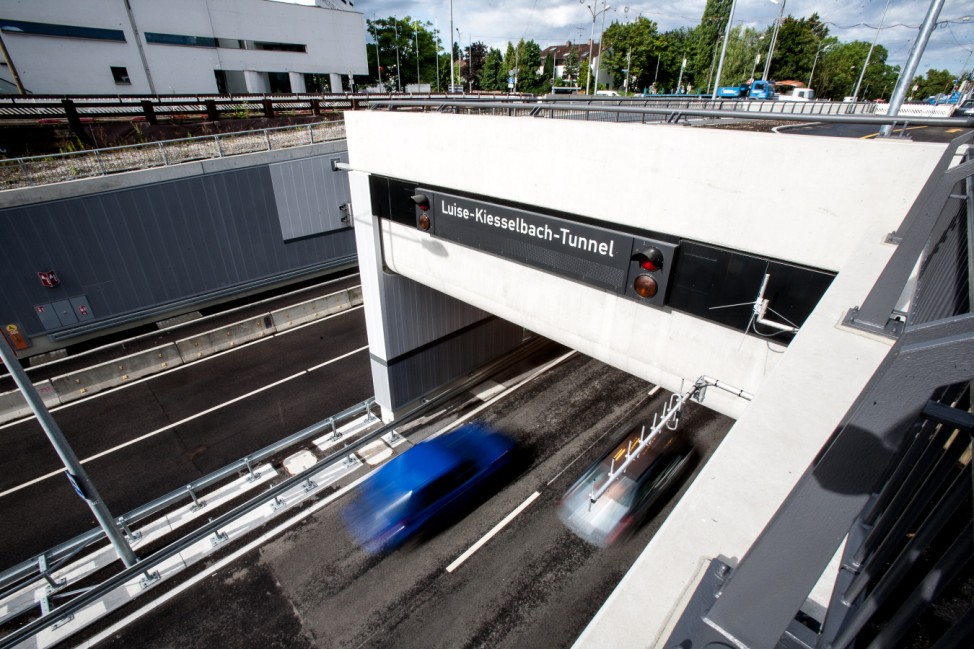 Eröffnung bzw. erster Tag in Betrieb: Luise-Kiesselbach-Tunnel